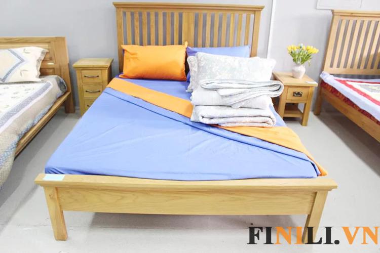 Giường ngủ được gia công theo dây chuyền công nghệ hiện đại đảm bảo chất lượng cao