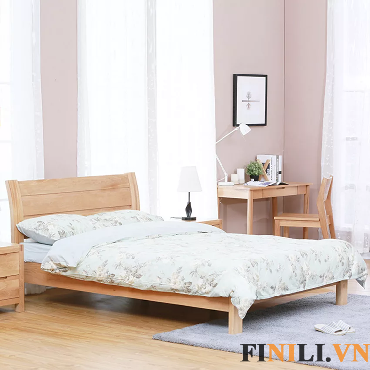 Giường ngủ nhỏ gọn phù hợp không gian sinh hoạt nhiều gia đình