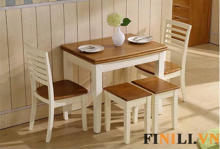 Mẫu bàn ăn hiện đại làm từ gỗ sồi tự nhiên FNL-7312