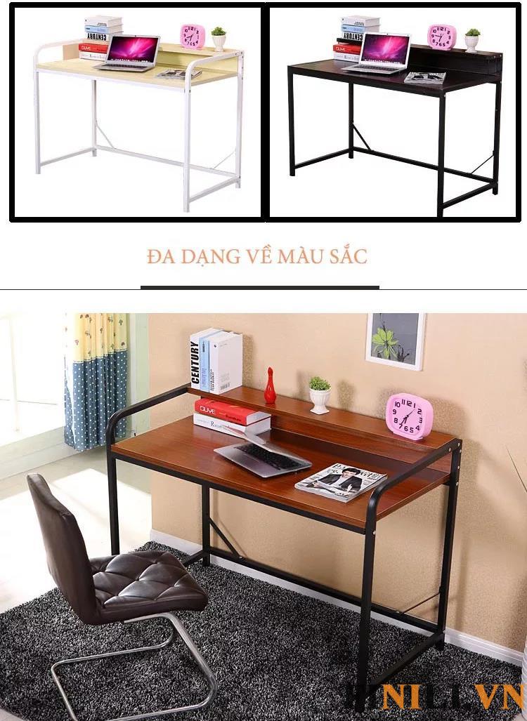 Với thiết kế nhỏ gọn đơn giản, bàn làm việc không chiếm quá nhiều không gian phòng nhưng lại mang đến cho bạn một góc làm việc thoải mái rộng rãi.