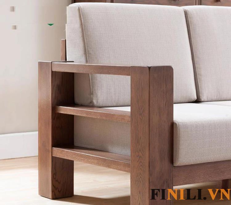 Ghế sofa đơn có khung gỗ chắc chắn, khả năng chịu lực cao