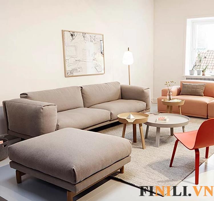 Ghế sofa thiết kế sang trọng phù hợp không gian nhiều gia đình