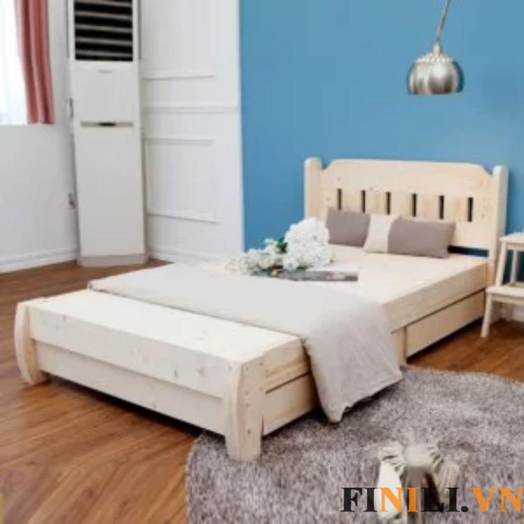 Giường đơn có thiết kế nhỏ gọn tiết kiệm diện tích trong gia đình