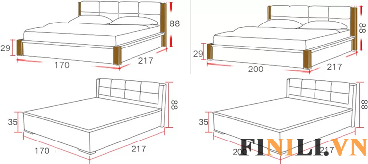 Giường gỗ sồi tự nhiên trang nhã FNL-6728 được làm từ chất liệu gỗ sồi 100% đã qua sử lý công nghiệp chống cong vênh mối mọt.
