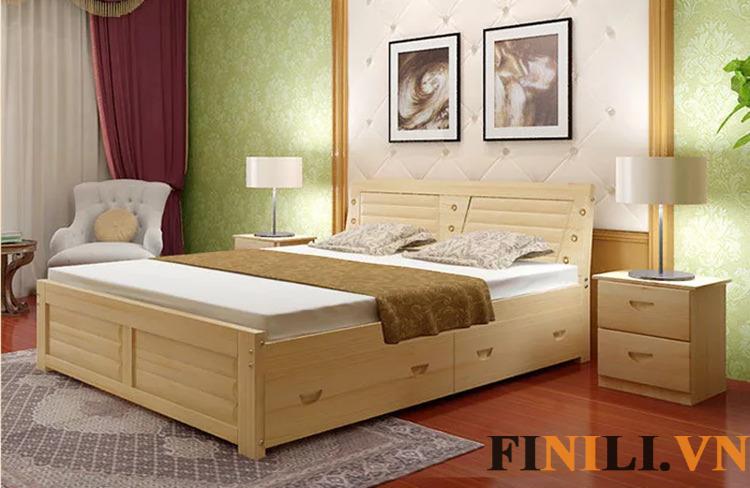 Giường ngủ đem lại những ưu điểm hoàn toàn vượt trội về thẩm mỹ, về các họa tiết và cả độ bền