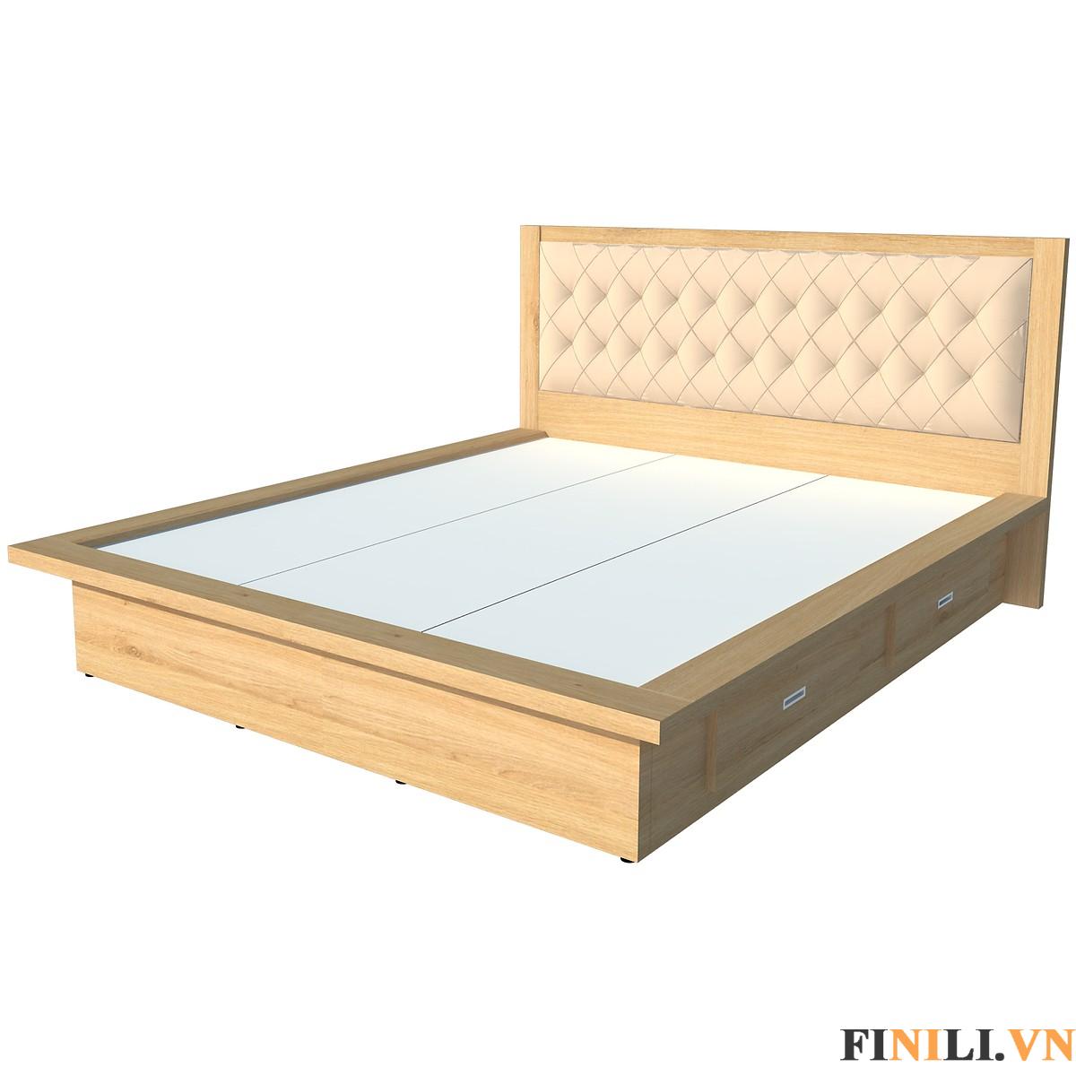 Giường ngủ 2 hộc kéo FNL 0011 là sản phẩm nội thất hữu ích đối với những gia đình có diện tích phòng ngủ nhỏ