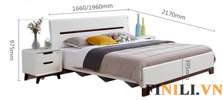 Giường ngủ nhỏ gọn phù hợp không gian sinh hoạt nhiều gia đình