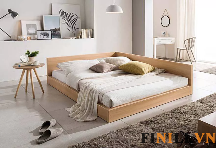 Giường ngủ dáng thấp là một trong những sản phẩm tuyệt vời trong thiết kế nội thất phòng ngủ