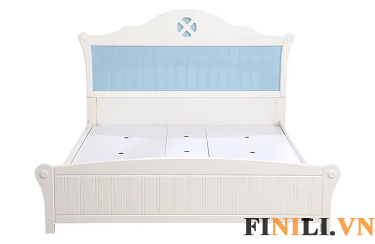 Giường ngủ hiện đại sử dụng những đường nét uốn lượn đơn giản