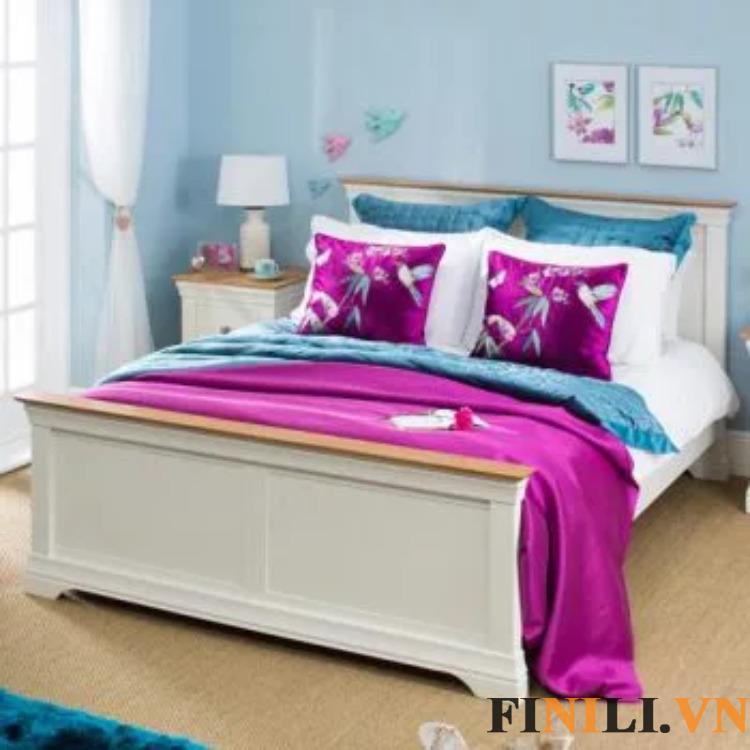 Giường ngủ gỗ sồi tự nhiên có khả năng chống ẩm chống thấm nước