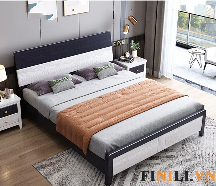 Giường có độ bền cao, chống trầy xước, chống ẩm, chống mối mọt tốt