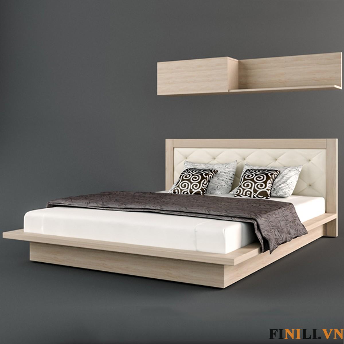 Giường ngủ kiểu Nhật gỗ công nghiệp FNL-10012 thiết kế với xu hướng đa năng, tích hợp