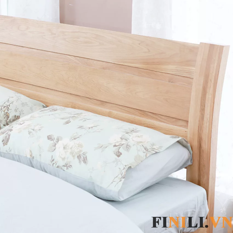 Giường ngủ thiết kế tựa lưng độ ngã phù hợp mang đến cảm giác thư giãn thoải mái
