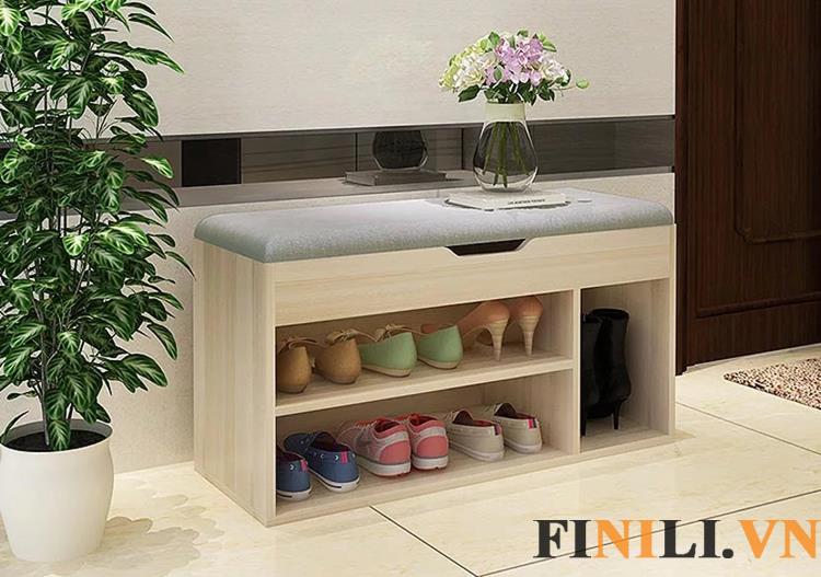 kệ giày gia đình thiết kế đơn giản, nhỏ gọn phù hợp không gian sống nhiều gia đình
