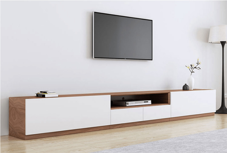 Kệ tivi với thiết kế đơn giản sẽ làm cho căn phòng của bạn thêm sang trọng và đẳng cấp