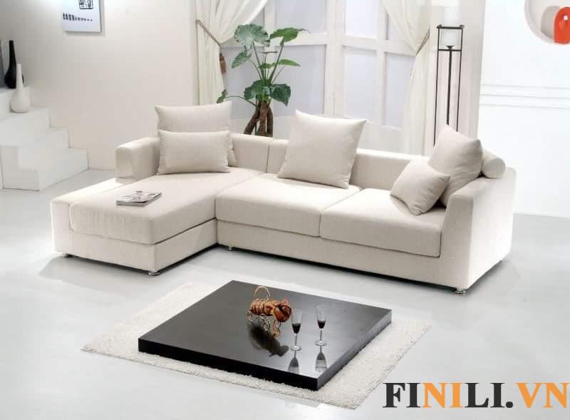 Thiết kế của Sofa vải, da phòng khách chữ L FNL 0068 hình chữ L mang đến cho người sử dụng đầy tiện nghi và thoải mái.
