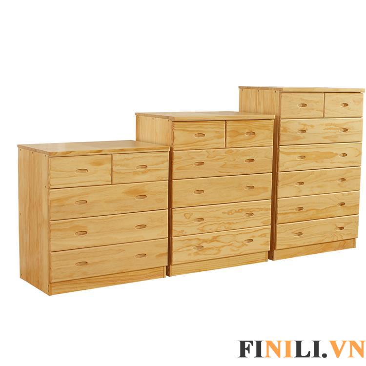 Tủ gỗ sồi thiết kế đơn giản nhưng sang trọng và hiện đại