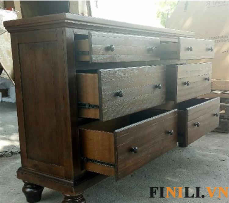 Tủ để đồ gia đình FNL 6267 được sản xuất với nguyên liệu chính là gỗ công và gỗ công nghiệp MDF có độ bền cao