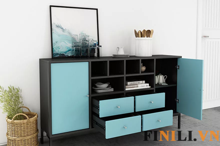 Thiết kế tủ trang trí gỗ đẹp phong cách hiện đại FNL-6244 đa dạng màu sắc phù hợp với mọi phong cách bài trí nhà ở.